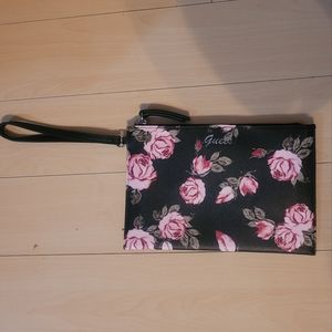 Guess Floral Wristlet Clutch